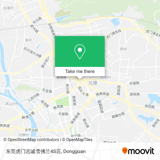 东莞虎门志诚雪佛兰4S店 map
