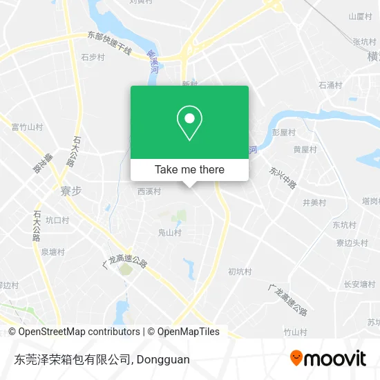 东莞泽荣箱包有限公司 map