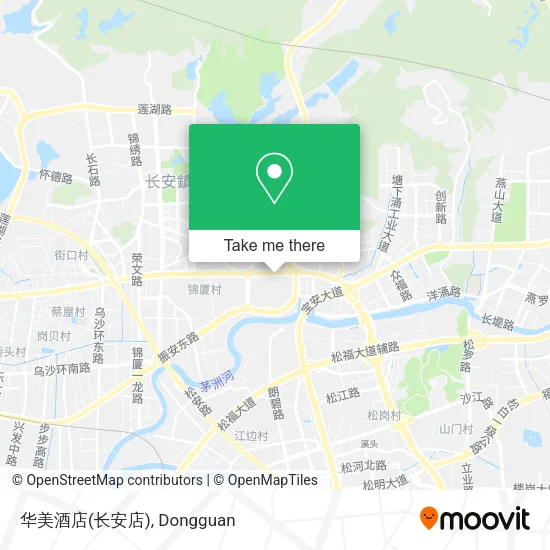 华美酒店(长安店) map