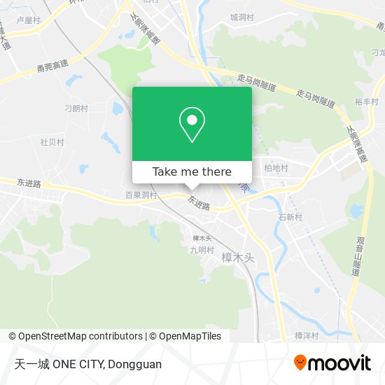 天一城 ONE CITY map