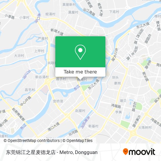 东莞锦江之星麦德龙店 - Metro map