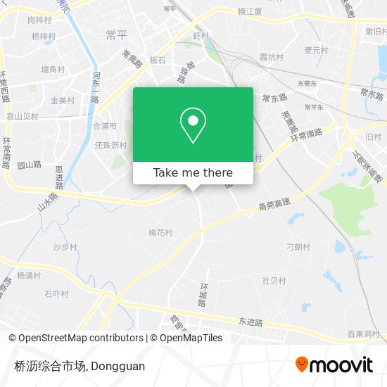 桥沥综合市场 map
