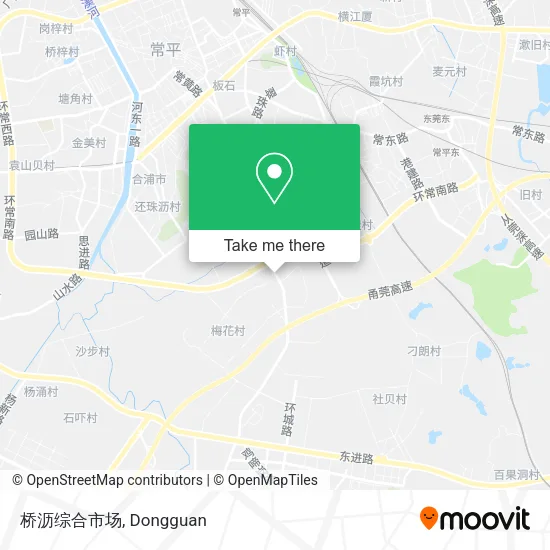 桥沥综合市场 map