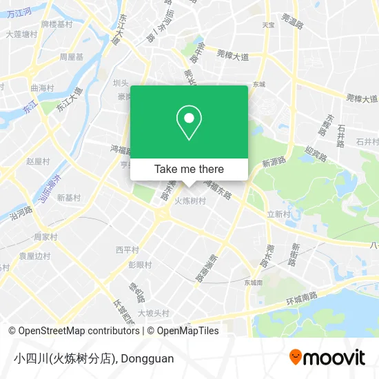 小四川(火炼树分店) map