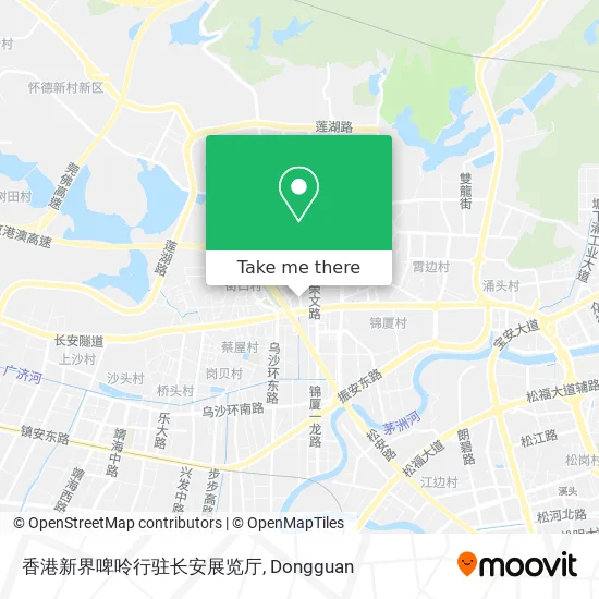 香港新界啤呤行驻长安展览厅 map