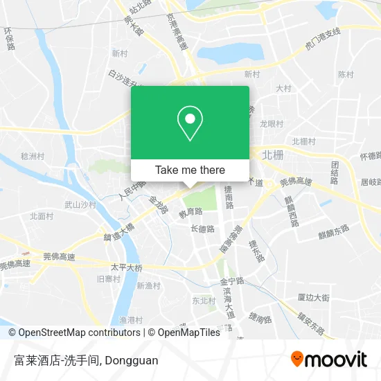 富莱酒店-洗手间 map