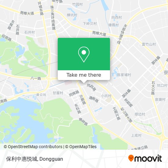 保利中惠悦城 map