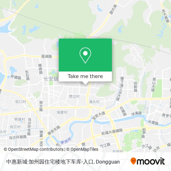 中惠新城·加州园住宅楼地下车库-入口 map