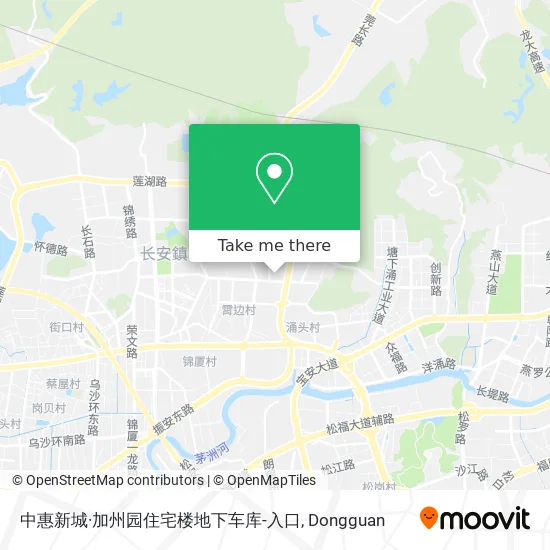 中惠新城·加州园住宅楼地下车库-入口 map