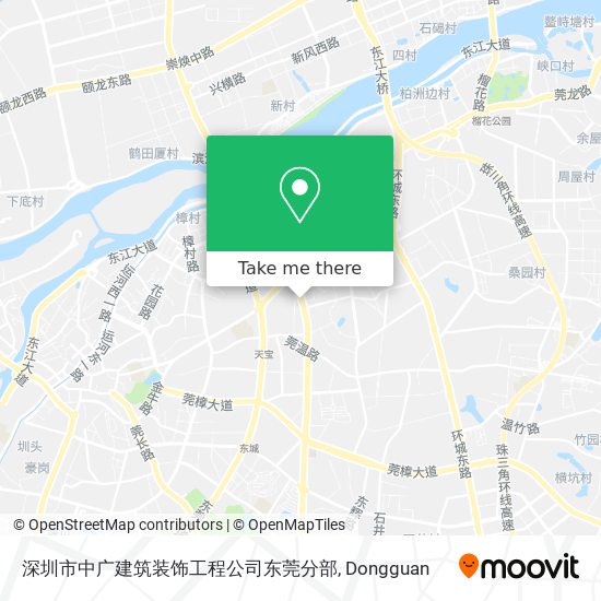 深圳市中广建筑装饰工程公司东莞分部 map