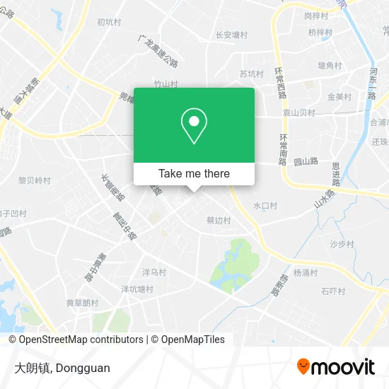 大朗镇 map