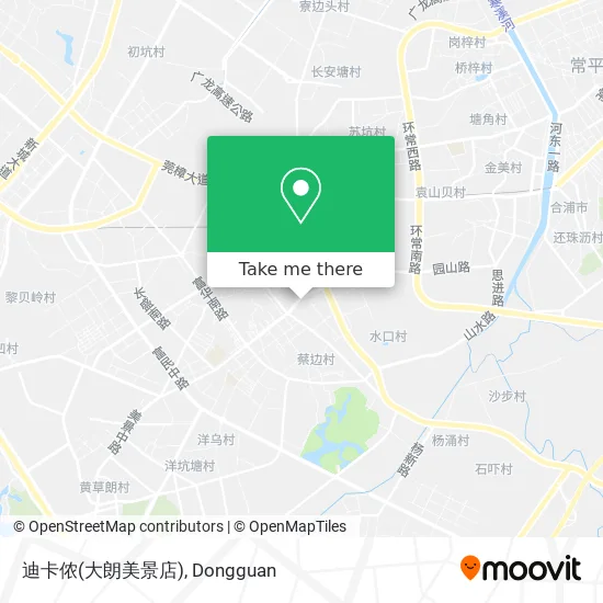 迪卡侬(大朗美景店) map