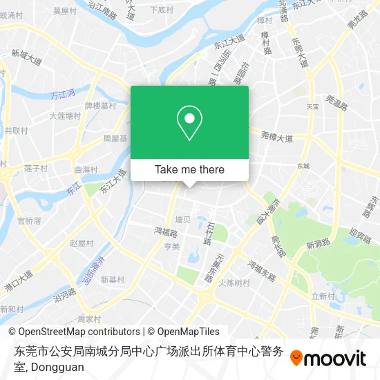 东莞市公安局南城分局中心广场派出所体育中心警务室 map