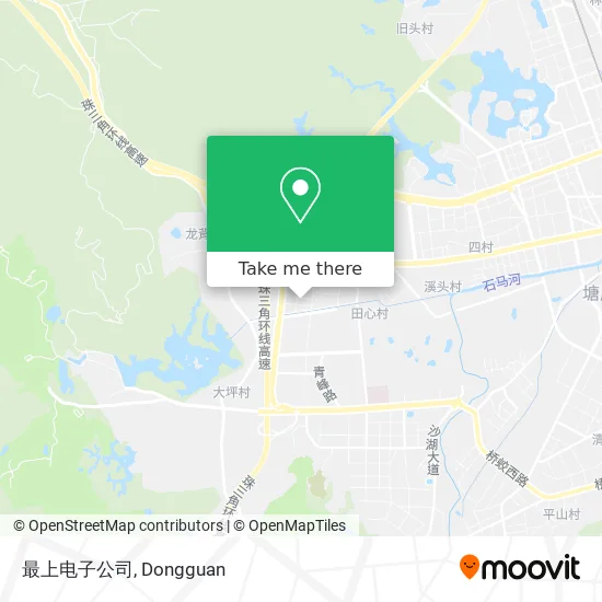 最上电子公司 map