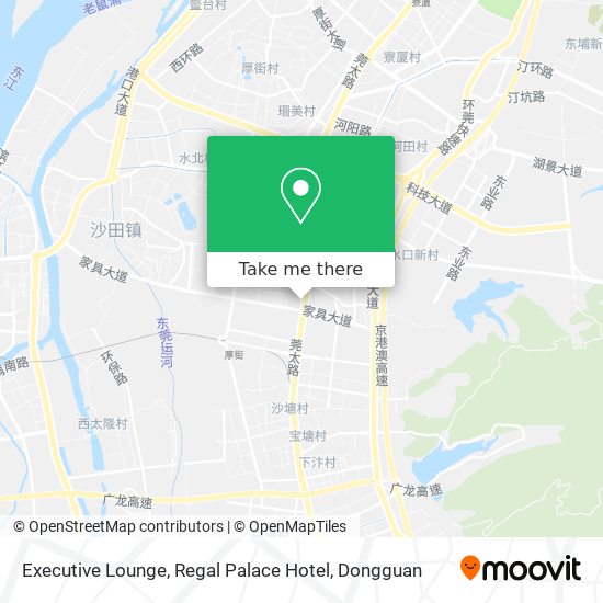 Executive Lounge, Regal Palace Hotel map