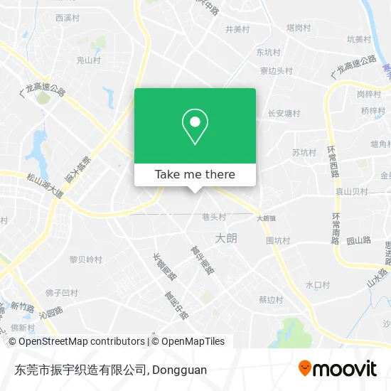 东莞市振宇织造有限公司 map