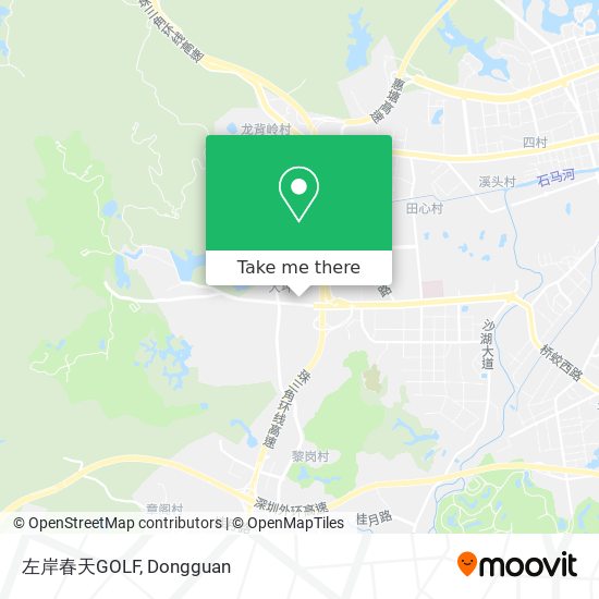 左岸春天GOLF map