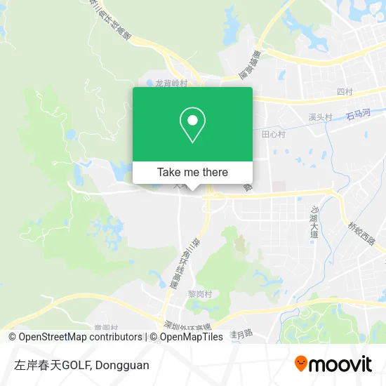 左岸春天GOLF map