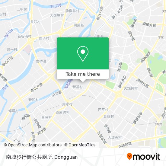 南城步行街公共厕所 map