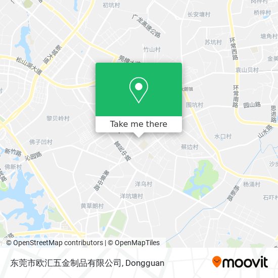 东莞市欧汇五金制品有限公司 map
