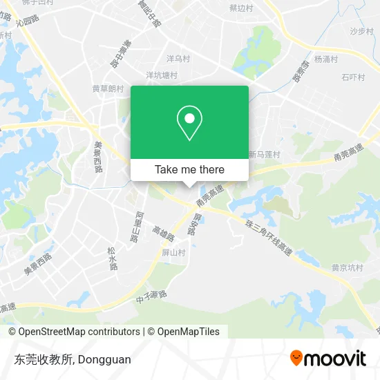 东莞收教所 map