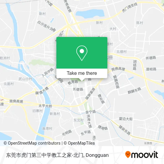 东莞市虎门第三中学教工之家-北门 map