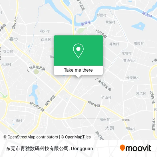 东莞市青雅数码科技有限公司 map
