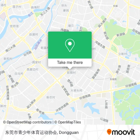 东莞市青少年体育运动协会 map