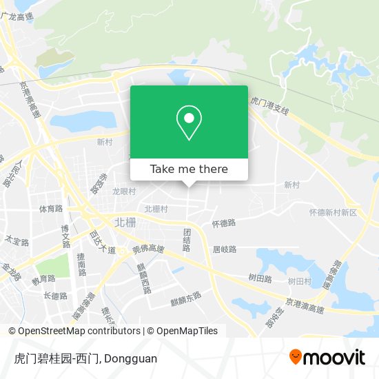 虎门碧桂园-西门 map