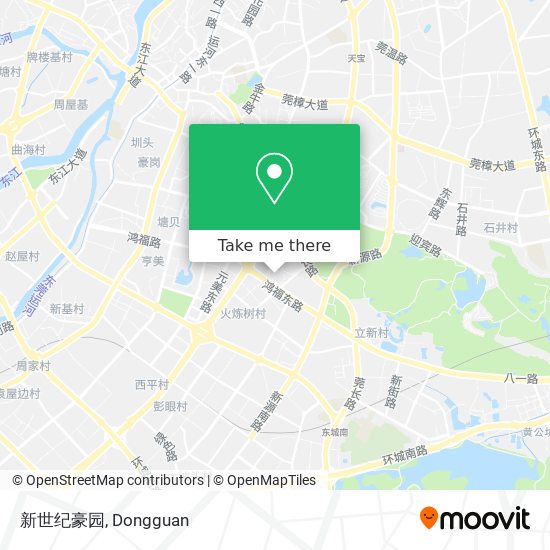 新世纪豪园 map