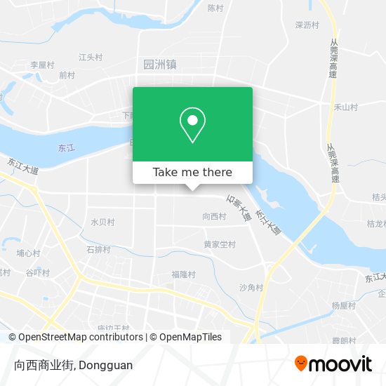 向西商业街 map