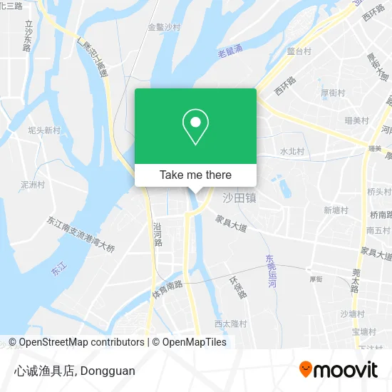 心诚渔具店 map