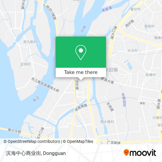 滨海中心商业街 map