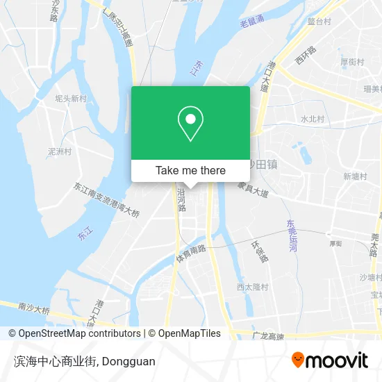 滨海中心商业街 map