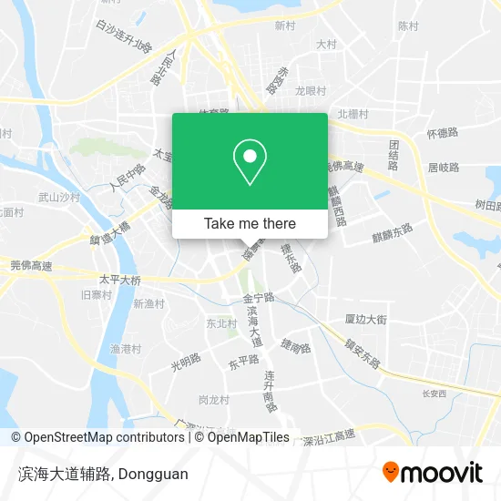 滨海大道辅路 map