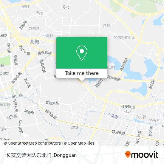 长安交警大队东北门 map