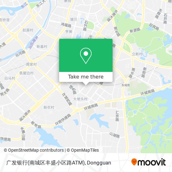 广发银行(南城区丰盛小区路ATM) map