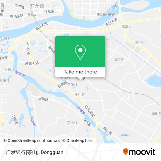 广发银行[茶山] map