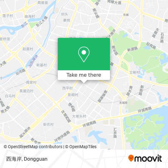 西海岸 map