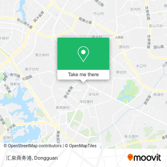 汇泉商务港 map