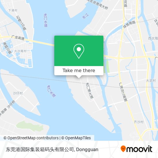 东莞港国际集装箱码头有限公司 map