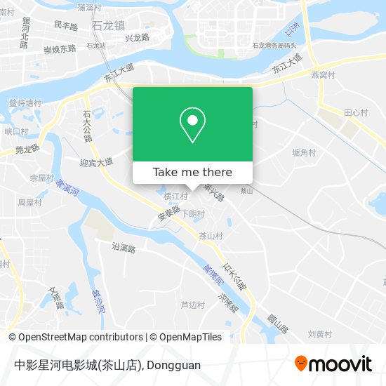 中影星河电影城(茶山店) map
