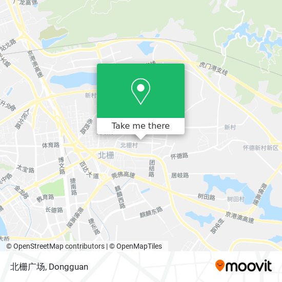 北栅广场 map
