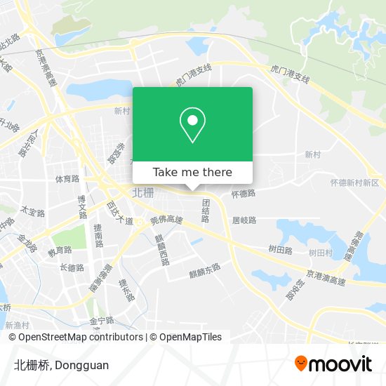 北栅桥 map