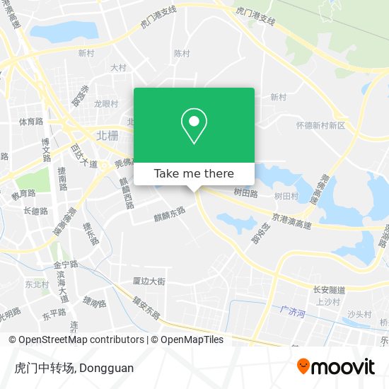 虎门中转场 map