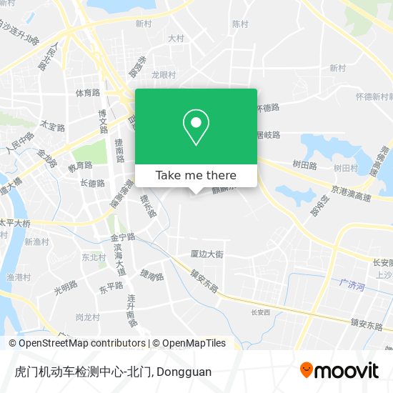虎门机动车检测中心-北门 map