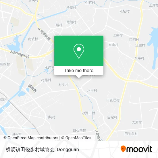 横沥镇田饶步村城管会 map