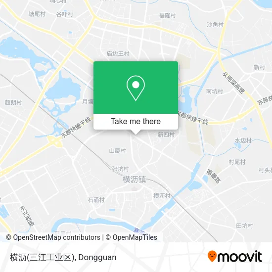横沥(三江工业区) map