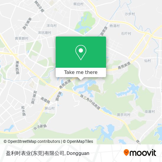 盈利时表业(东莞)有限公司 map