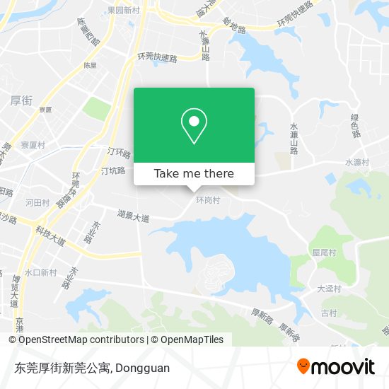 东莞厚街新莞公寓 map